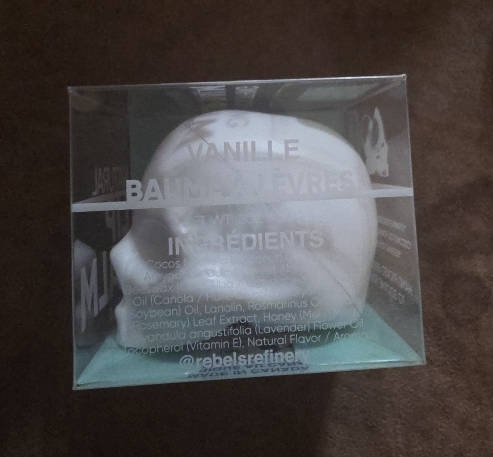 rebels White Skull Vanilla Lip Balm & Gloss